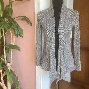 h.i.p. Black and White Zebra Print Cardigan